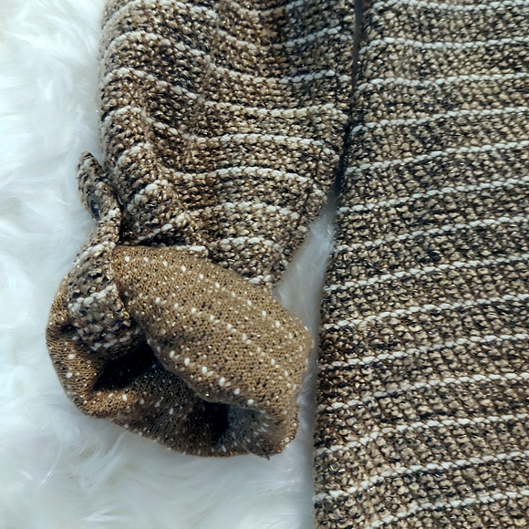 Altar'd State Sz M Striped Sweater Tab Sleeve - Picture 3 of 5